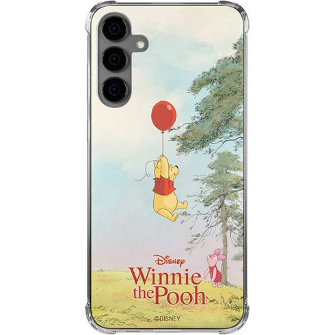 Disney Winnie the Pooh Red Ballon Galaxy S24 Plus Clear Case